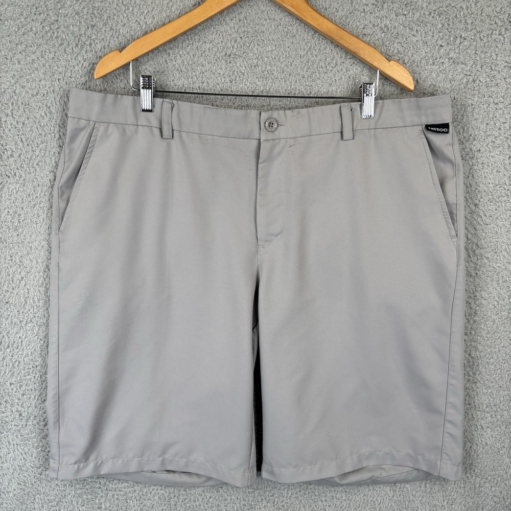 Tattoo Golf Shorts Men's 40 Gray Performance Chino Skull Preppy *Read*